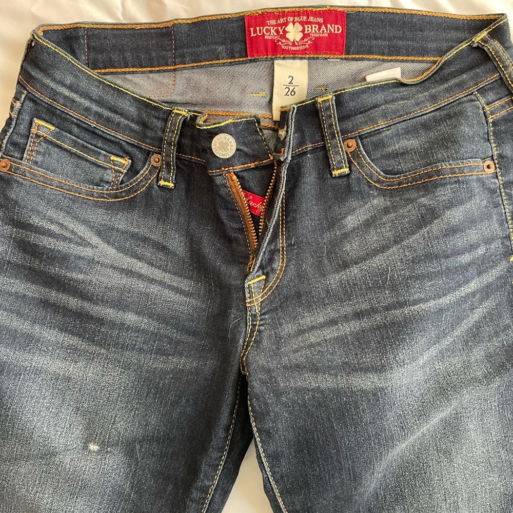 luck brand size 2 jeans, worn 2x